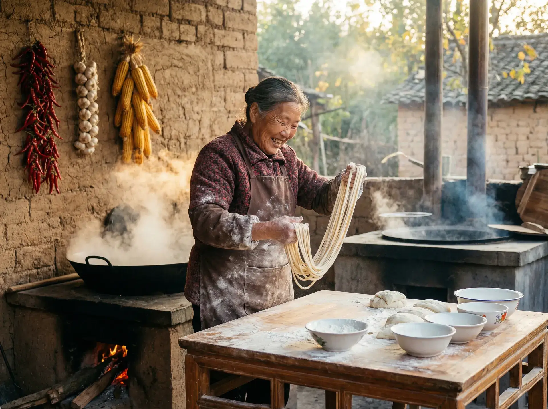 农家大嫂手擀面 - 国第一产在线精品亚洲区 乡村美食